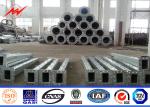 36M High Tension 8mm Thickness Steel Tubular Power Pole For Electricity