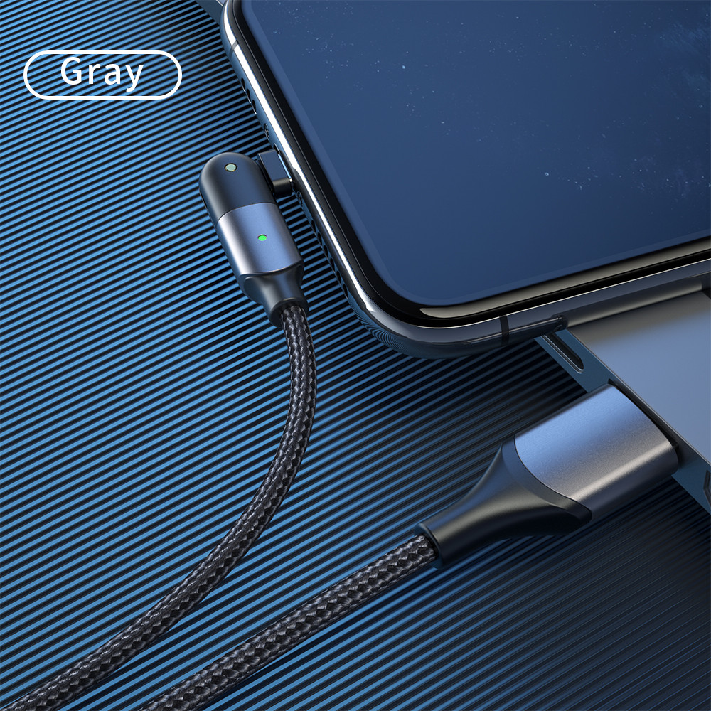 Rotating Elbow Phone Fast Charging Charger Tinned Copper QC3.0