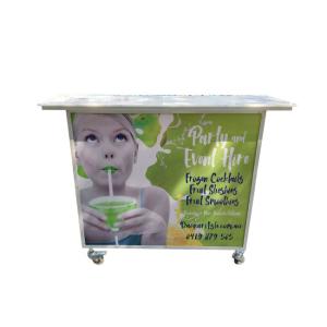 China Colour Changing Light Up Events Foldable Bar Counter Furniture , Led Portable Bar On Wheels wholesale