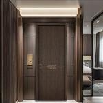 Eco-Friendly And High-Performance WPC Hollow Doors For Bathroom , Hotel