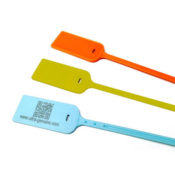 PP 13.56MHz RFID Plastic Seal With NTAG213 NFC Chip 340N Tensile Strength