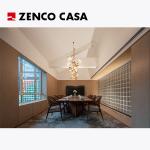 Hotel Meeting Room Furniture Set With Long Table And Rattan Lounge Chair