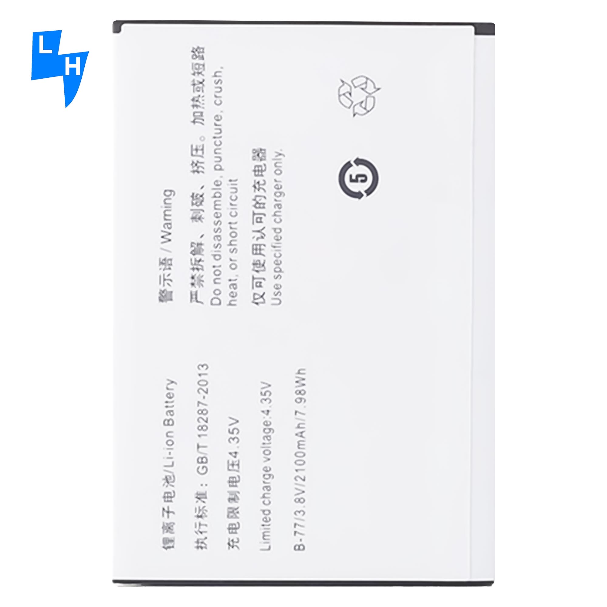 100% Original B-77 Y31L Y28 Y928 Y628 Li-ion Polyer Battery for vivo Y31 2015 2100mAh