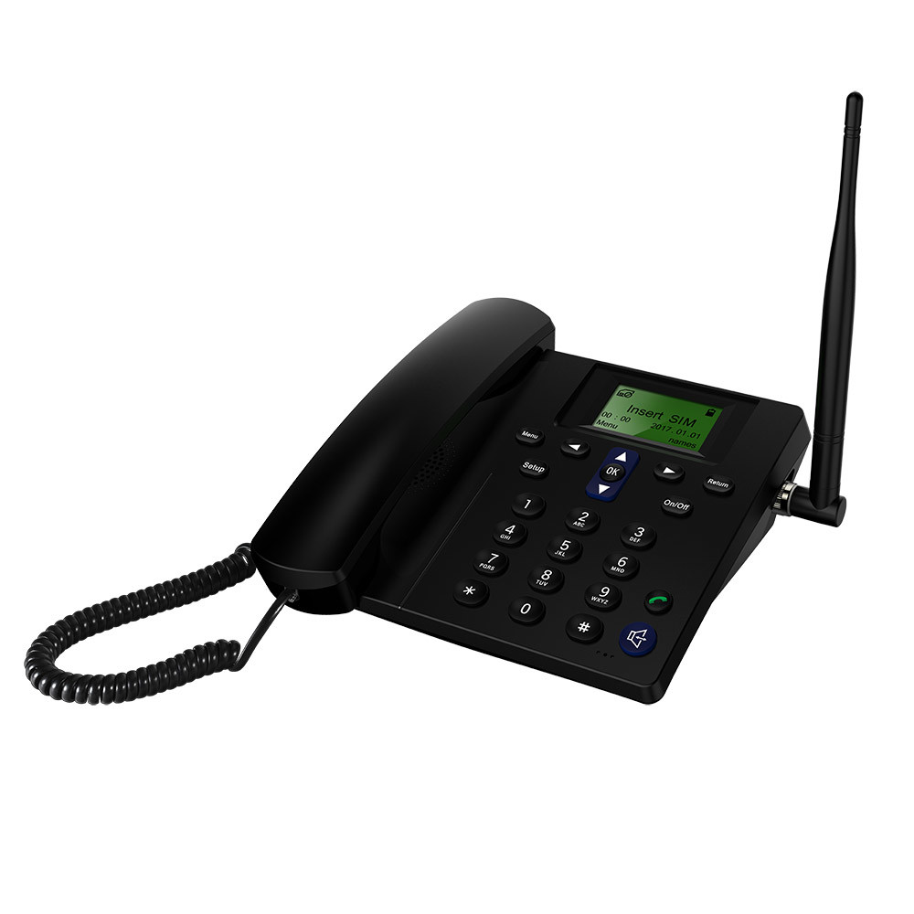 2G Dual SIM GSM Fixed Wireless Phone FM Radio MP3 Caller ID
