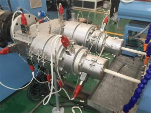China Double Electrical Threading PVC Pipe Production Line 16 - 40mm Pipe Dia on sale