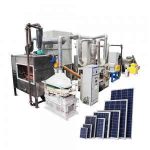 China EU Stock House Solar Panel Recycling Machine for Separating Aluminum Glass and Si Powder wholesale