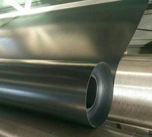 China 1.0mm Nonwoven Smooth Hdpe Geomembrane For Fish Farm Pond Liner wholesale