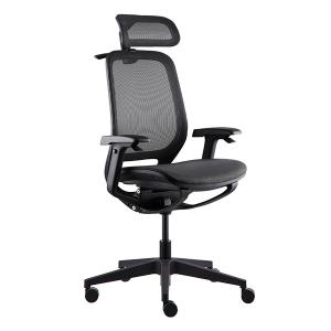 China Auto Fitting Headrest Ergonomic Mesh Task Chair 350mm Nylon Base wholesale