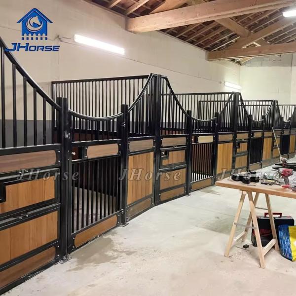 European Horse Stalls Long Lasting Galvanized Surface Treatments For Farms