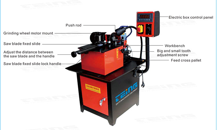 Automatic Alloy Circular Saw Blade Grinding Sharpening Machine with 150mm Grinding Wheel