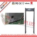SPW-IIIC Door Frame Metal Detector , 18 Zones Walk In Metal Detector Alarm