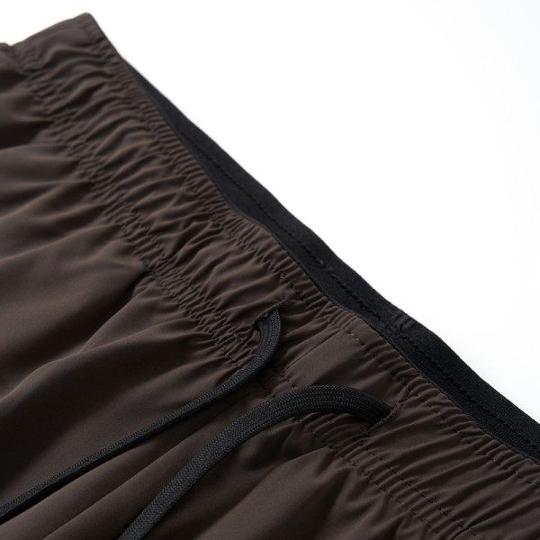 Men Double‑Layer Quick‑Dry Running Shorts|Customizable