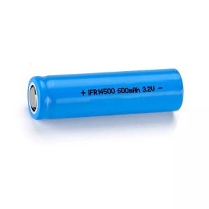 China 14500 Rechargeable Lithium Lifepo4 Battery Li Iron Phosphate Battery 3.2V 600mAh wholesale
