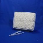 White coton disposable airline hot towel