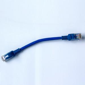 China Blue 0.5m Cat5e Patch Cord Utp Copper Network Cable wholesale