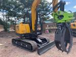 Excavator Hydraulic Log Grapple For Demolition Rock Work CE Approval