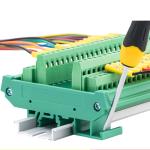64 ways Wiring Connection Plate Terminal Blocks Distribution Board Din Rail