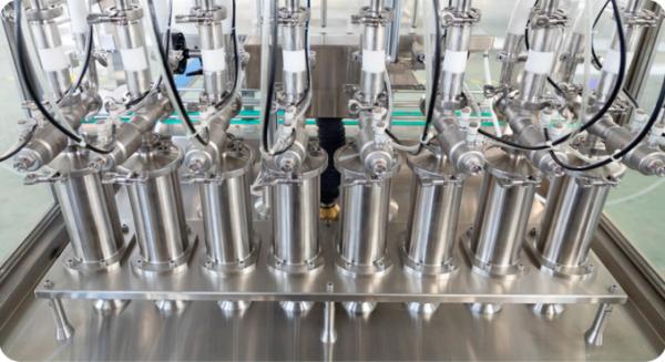Chemical Liquid Bottle Filling Machine Piston Type 8 12 16 20 Head 50ml 250ml