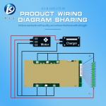 54v 70a Lithium Ion Battery Pack BMS Battery Management System 10S 13S 14S 16S