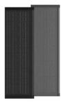 HJT CELLS 80W 90W Weather Resistant Black Tempered Glass BIPV Solar Tiles Easy