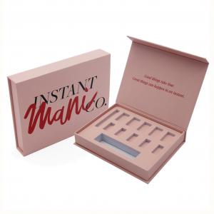 China Custom Magnetic Nail Tip Box False Press On Nails Custom Box Cheap Packaging Boxes For Nails on sale