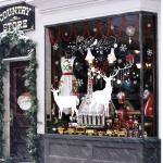 Christmas Tree David'S Deer Christmas Wall Stickers PVC Bedroom Decoration
