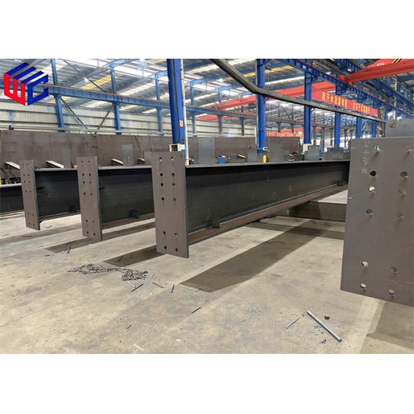 Painted Steel Structure Workshop Prebuilt Metal Buildings Windproof