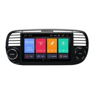 China Quad Core Android Car Dvd Player Radio Multimedia For FIAT 500 wholesale