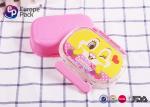 Light Weight Recycled Healthy Kids Plastic Lunch Boxes PP Material