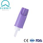 30G Needle 1.4mm Depth Automatic Safety Lancet Device, Purple, 100 Pieces Per