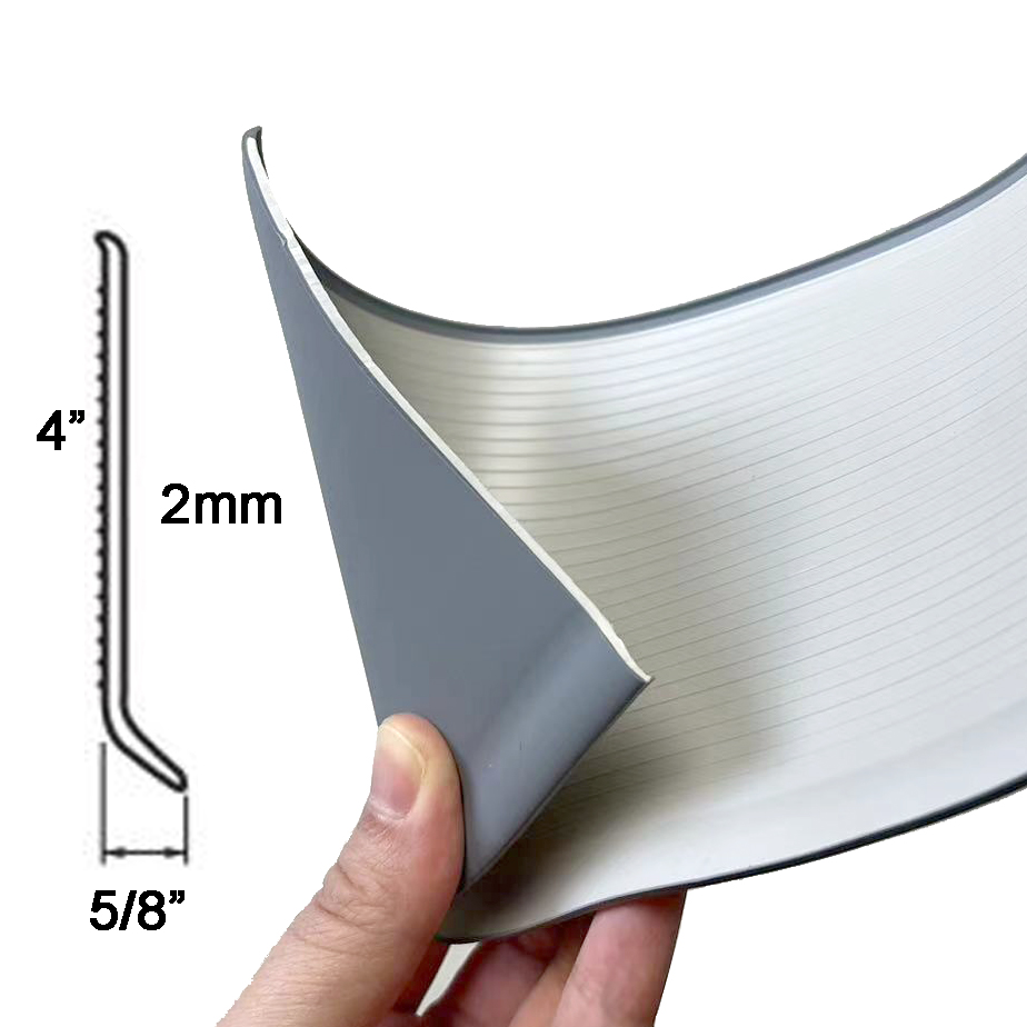 Flooring Accessories Decoration 4" 6" Self Adhesive Vinyl Wall Base PVC Skirting Board