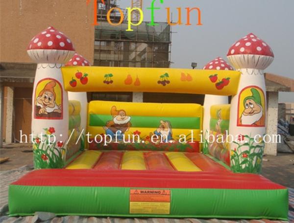 Cute Mini Mushroom Inflatable Jumping Castle Kid Inflatable Bouncers
