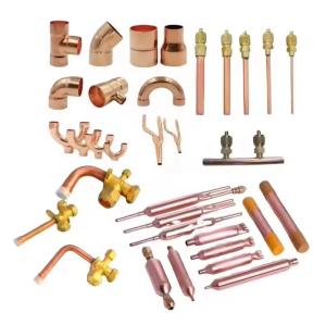 China 2 Way 3 Way Copper Split Service Valve for Air Conditioning Parts Customized wholesale