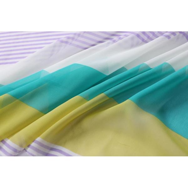 75gsm 75d Patterned Polyester Fabric 57" Poly Chiffon For Ladies' Dresses