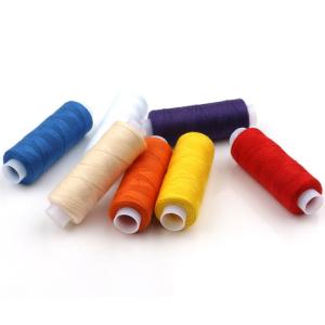 China High Strength Multi Colored Threads 100% Cotton Wrinkle Resistance wholesale