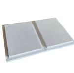 White Or Black Fiberglass Ceiling Tiles Tegular Type 90 - 130kg/m3