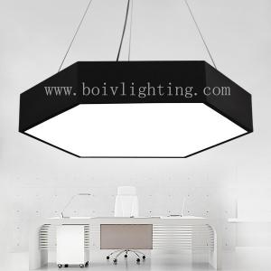 China Black Box Shapeand  White Color Iron Art  Make LED Lamp  Chandelier wholesale