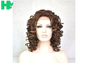 China Cosplay Hair Brown Inner Buckle Women Wig For Heat Resistant Synthetic Wigs wholesale