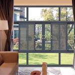 Soundproof Double Tempered Glass Window , Aluminium Laminated Glass Sliding