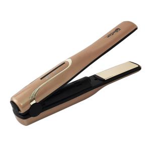 China Roll Straight Dual Ceramic Hair Straightening Iron with 2200mah Battery Cell wholesale