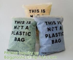 China Biodegradable appreal Packaging, Compostable Pla Corn Starch Zipper Underwear, Clothing, Fur, Garment wholesale