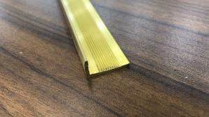China Decorative Brass Strip 3mm Modern Interior Decoration Mood Floor Tile Trim wholesale