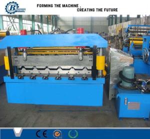 China No Shake No Noise Metal Roofing Roll Forming Machine By PLC Control wholesale