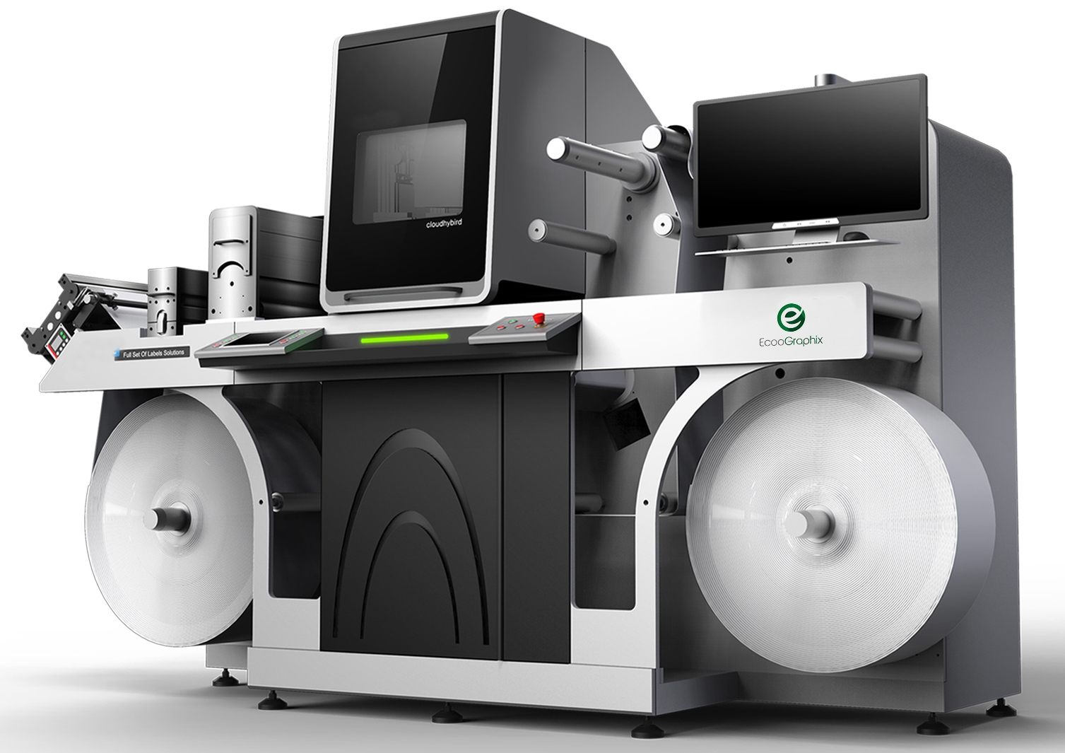 330mm Digital Label Die Cutting Machine With Slitting Sheeting And Laminating