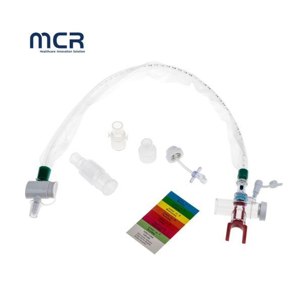 Disposable Closed Suction System T-Piece automatic flushing suction catheter 72H