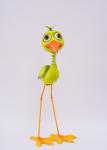ODM Iron Metal Garden Ornaments Handmade Metal Big Green Bird