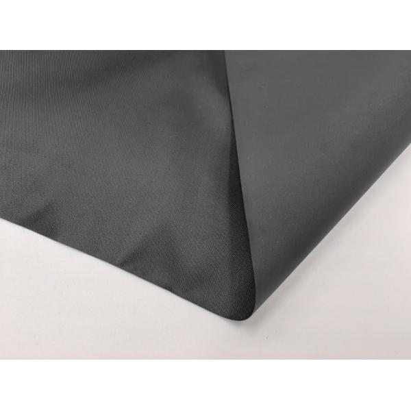 Black Flame Retardant Fabric Width 57-60" Customizable Plain 100% Polyester Fabric