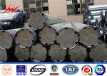 132kv Steel Utility Pole Polygonal Tower Galvanized Steel Electric Pole