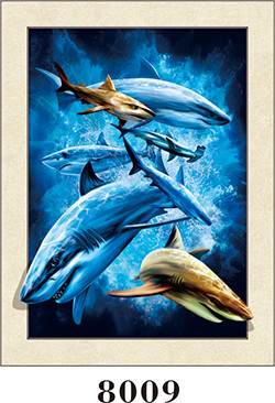 5D Flip Effect Lenticular Printing Picture For Animals And Scenery
