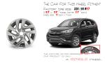 CR-V 15 16 Honda Replica Wheels Alloy Rim 64069A 17x7